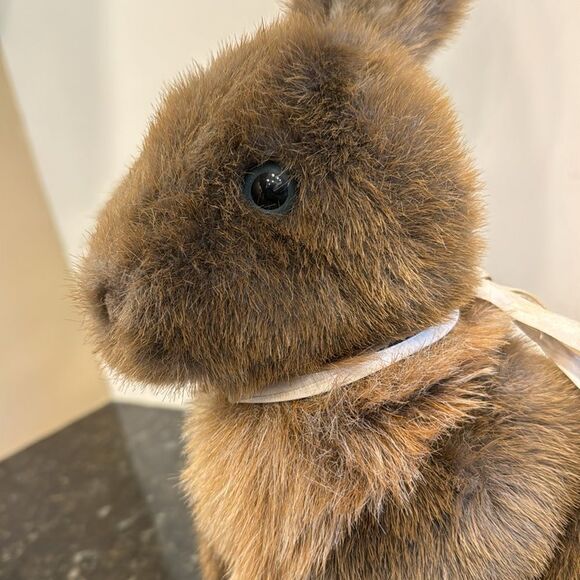 1985 Gund Plush Brown Bunny Rabbit 10" Stuffed Animal “TIPPET” - Picture 3 of 11
